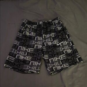 Nike Monochrome Logo Pattern Shorts